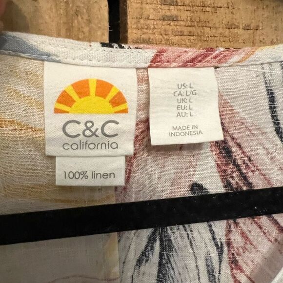 C&C California 100% linen size large - Picture 3 of 7